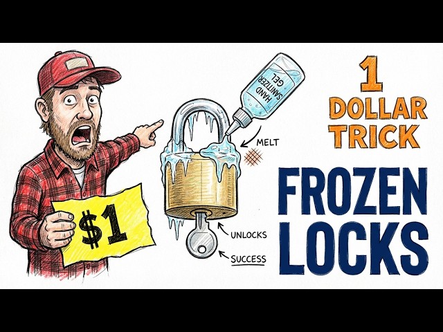 $1 Oil Makes FROZEN Locks Work Like NEW — Exposed in 1945. Locksmiths BURIED This