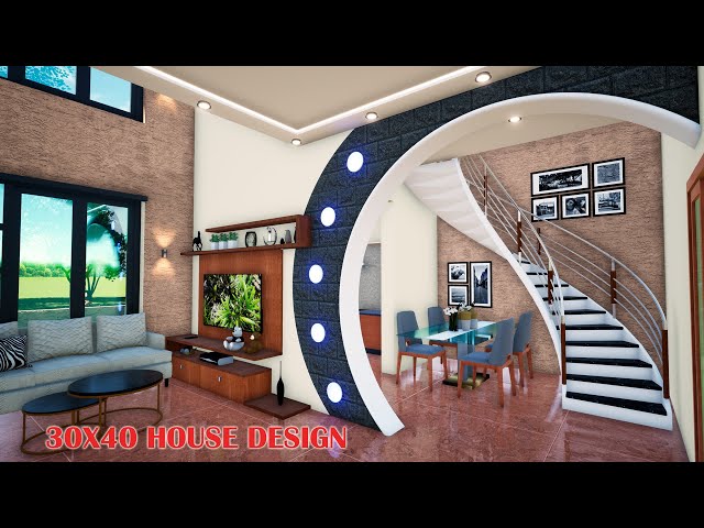 30*40 duplex house plan - 3 bedroom duplex house design - manis home