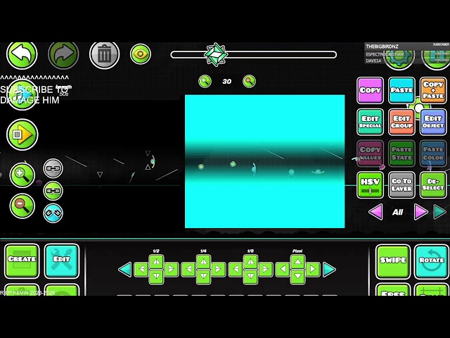 CREATING AN EXTREME DEMON  | GEOMETRY DASH |  STREAM 1 | DECORATING AND ADDING GAMEPLAY