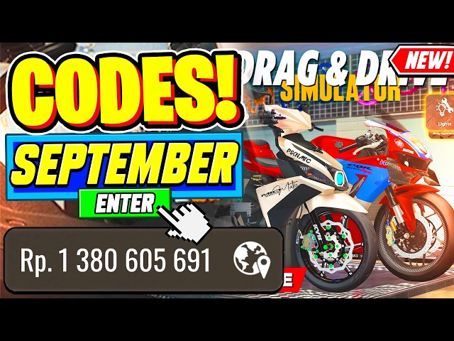 ⚠️New⚠️ ALL WORKING CODES For Drag Drive Simulator September 2026 - Roblox Drag Drive Simulator Code