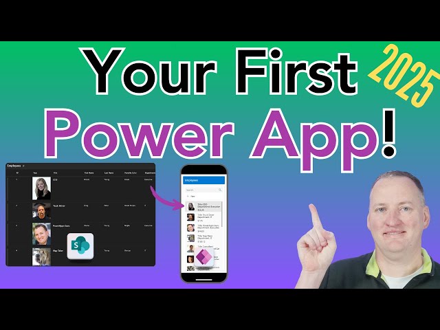 Build Your First Power App with SharePoint (Step-by-Step Beginner Tutorial)