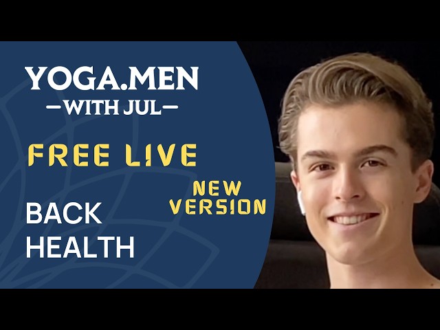 🔴 LIVE Back Health Yoga | Spine Mobility, Strength & Tension Relief