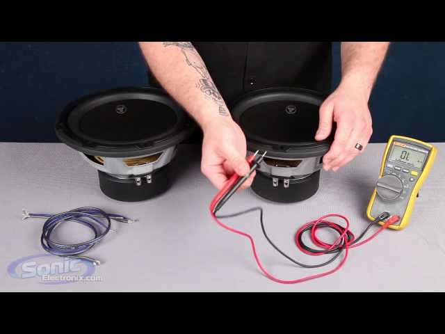 How to Wire Two Single 2 ohm Subwoofers to a 1 ohm Final Impedance | Parallel Wiring | Car Audio 101