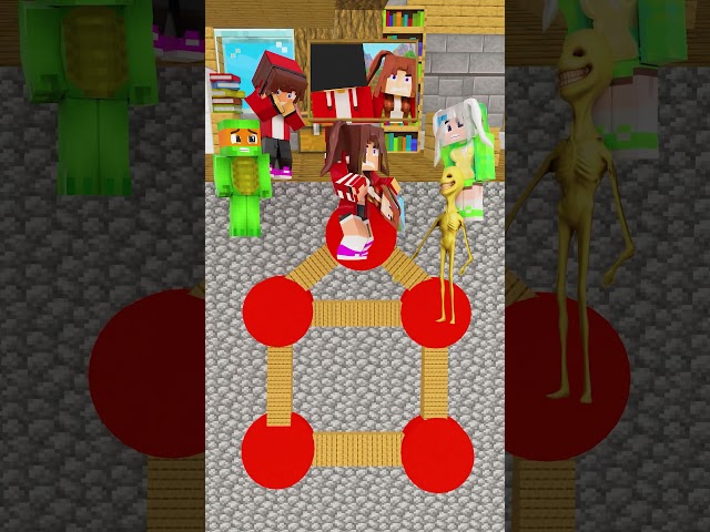 Puzzle Challenge: with Mikey & JJ Girl vs Verity! JJ Complete the Picture! #shorts