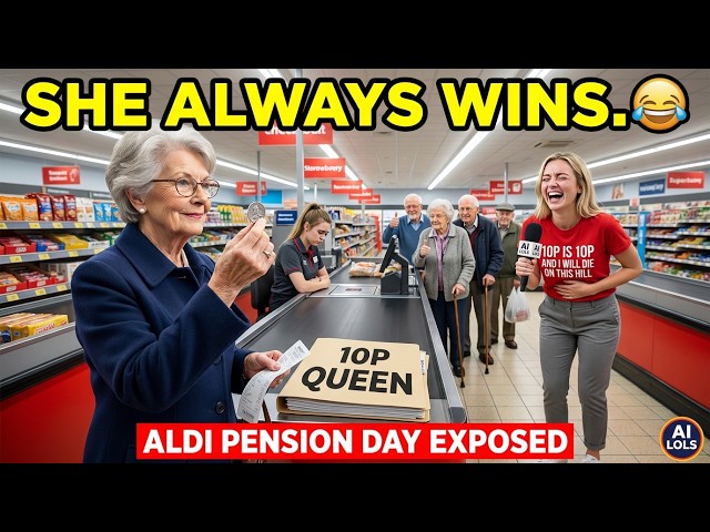 "What REALLY Happens at Aldi on UK Pension Day 😂 | Old Brits Exposed | AI Comedy (Veo 3)"