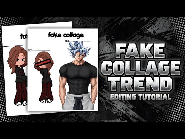 Make This VIRAL Fake Collage Edit in CapCut 🔥