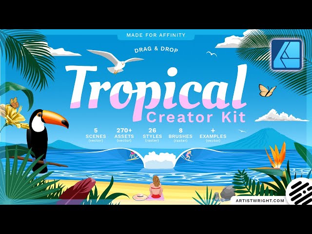 Tropical Creator Kit - Made for Affinity Designer