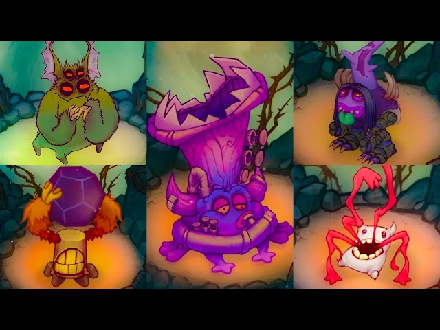 ALL Monsters Fanmade Panic Cavern New Monsters vs Ewubbz Monsters | My Singing Monsters