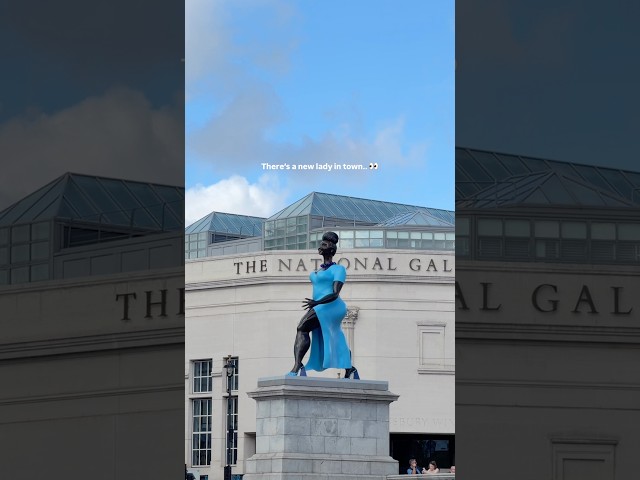 Meet Lady in Blue - the new sculpture on Trafalgar Square’s Fourth Plinth #london #trafalgarsquare