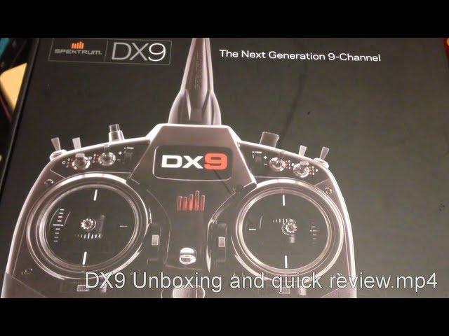 Spektrum DX9 Transmitter - Unboxing and Quick Review!