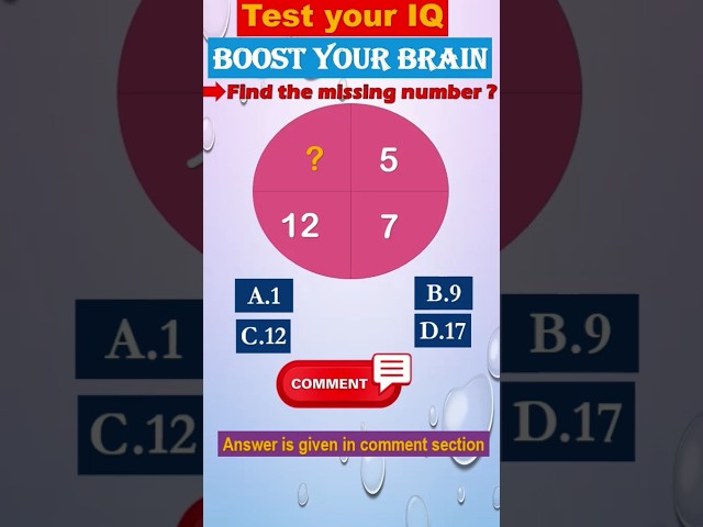 Genius test | IQ test | Quiz test # shorts #viralvideo #trending #iqtest
