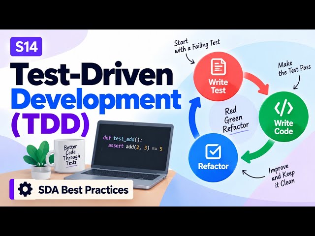 S14 | Test-Driven Development (TDD) | SDA Best Practices | Uplatz