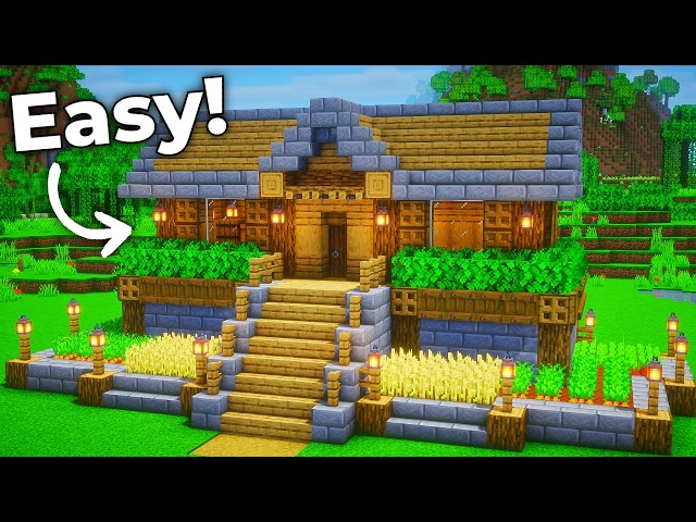 ⛏️ Minecraft : ULTIMATE Survival House 🏡 [ Build Tutorial for Survival ]