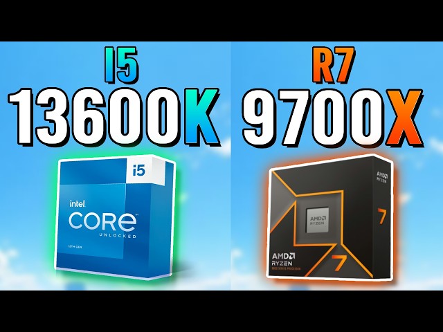i5 13600K vs R7 9700X  -  14 Cores vs Zen 5: Who Wins?