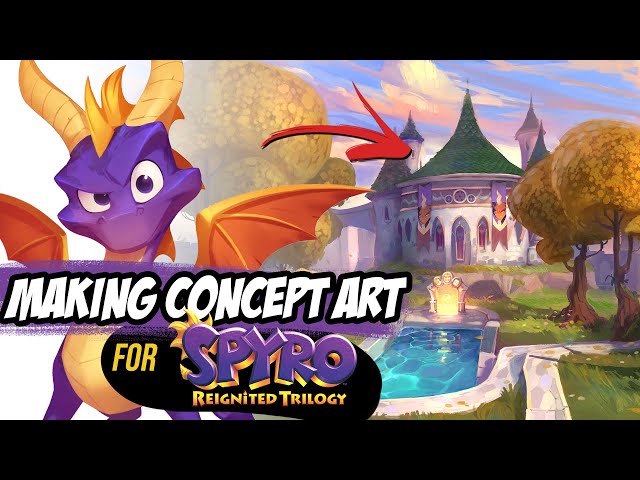 I Worked on SPYRO as a Concept Artist ! Story of a Production