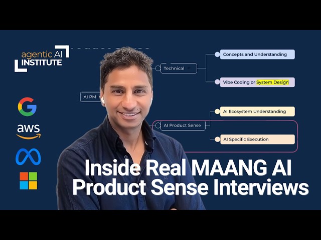 Inside Real MAANG AI Product Sense Interviews | Technical Skills, Product Sense & Mock Interviews