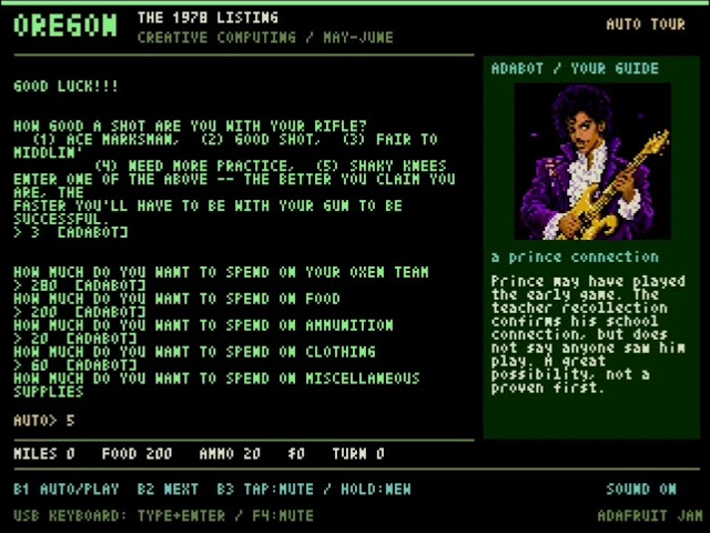 The magazine was the Oregon Trail source repo