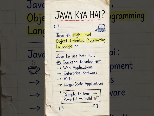 Day 1/30 Java 🚀 | Why Is Java Still So Popular? #shorts