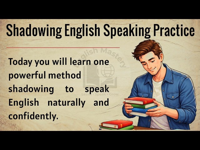 Shadowing English Speaking Practice | Speak English With Me | English Speaking Practice