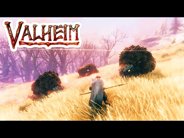 VALHEIM NEW BASE BUILD?! - Exploring Plains Biome & 5th Boss in 1.0 Full Release - Member Server