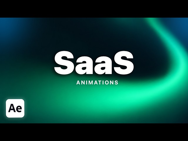 Create 3 Premium SaaS Animations for Your Portfolio