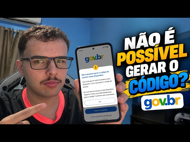 NÃO É POSSÍVEL GERAR CÓDIGO DE ACESSO GOV.BR? Resolva Esse Erro Agora!