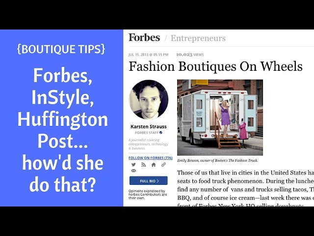 Forbes, InStyle, Huffington Post... how'd she do that?!