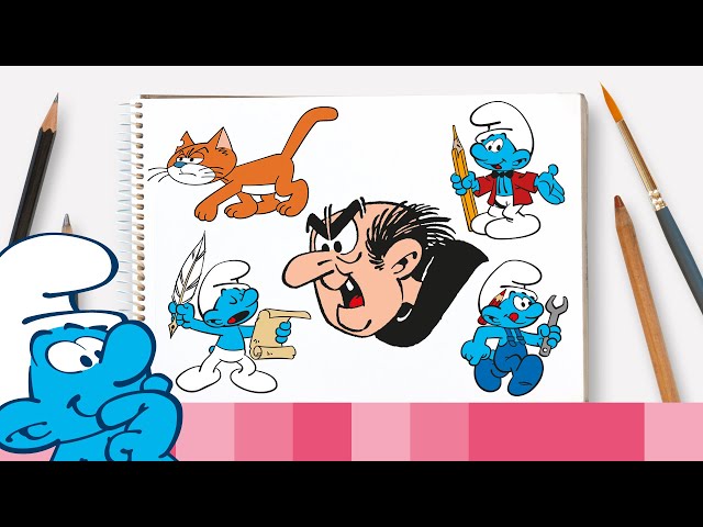 Kako narisati Gargamel in njegovi prijatelji • Smrkci