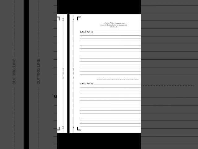 How to attempt paper on E-Sheet 2026 | E Sheets in punjab board exam 2026