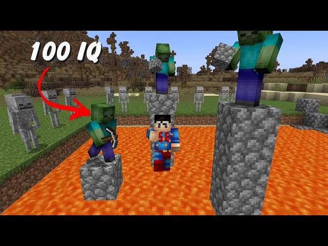 Minecraft, but Mobs can build AND mine