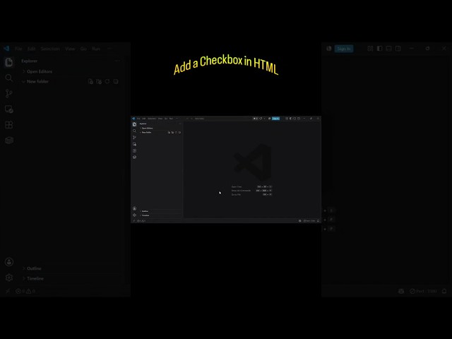 ☑️ HTML Checkbox | HTML for Beginners #coding