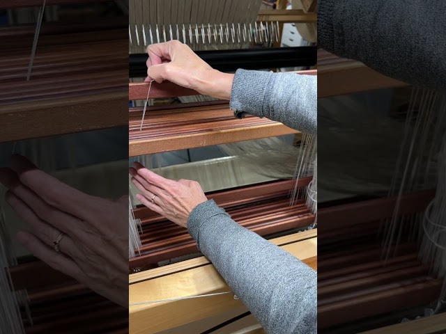 Every thread placed by hand #loomweaving #handmade