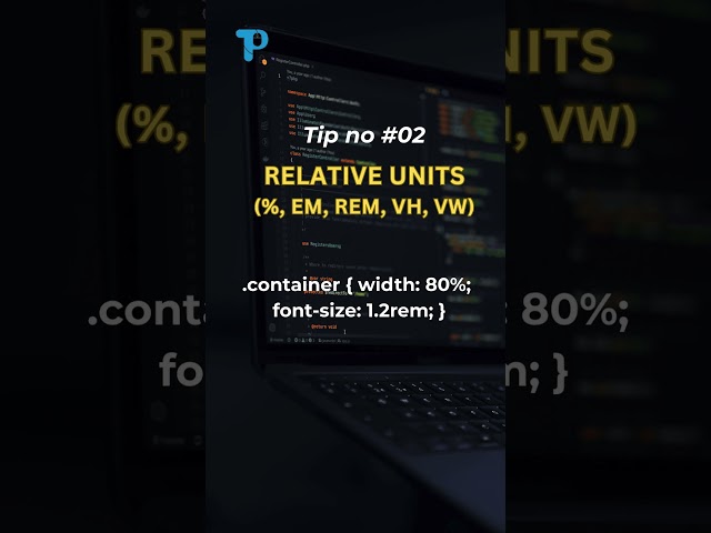 CSS Tips for Responsive Design | Media Queries, Flexbox & Relative Units! ⚡ #Shorts