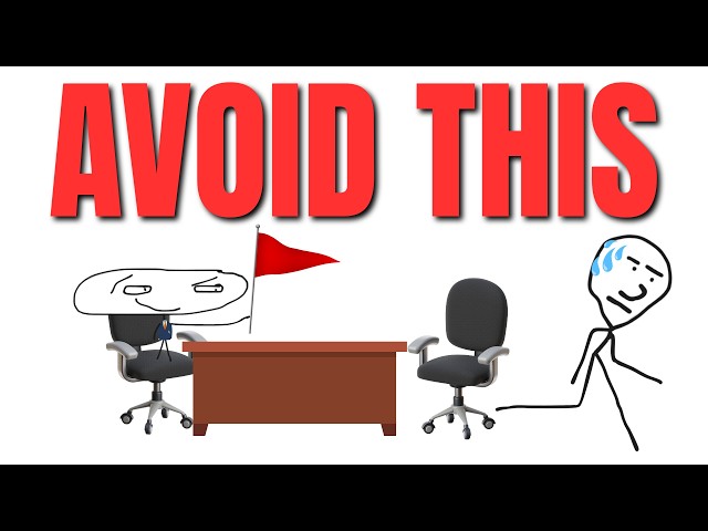 Job Interview Red Flags To Avoid... I Guess.