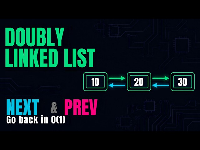 Data Structures for Interview Preparation | Doubly Linked List Explained