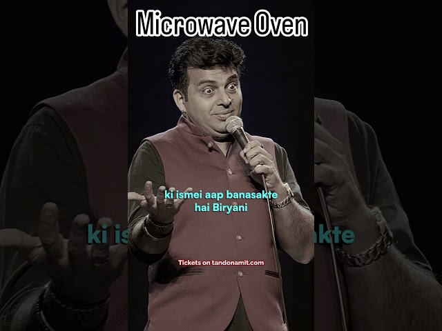 Microwave Oven #shorts #amittandon #standupcomedy #standup #comedy