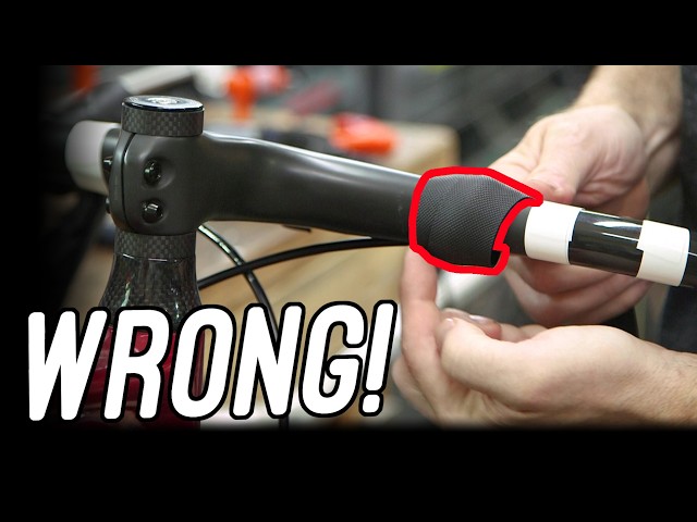 Wrap your handlebars "backwards"