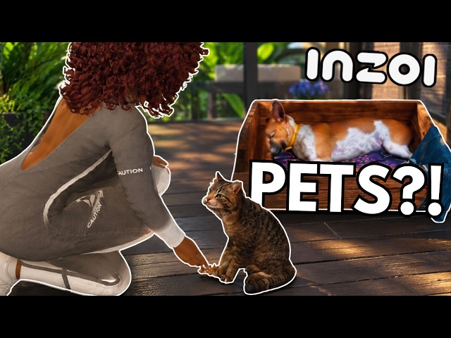 inZOI PETS Are Here?! Placeable Cat Mod + Canvas 3D Pet Swap Tutorial