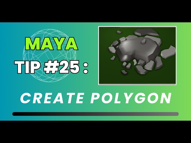 Maya Quick Tip #25: Create Polygon Tool