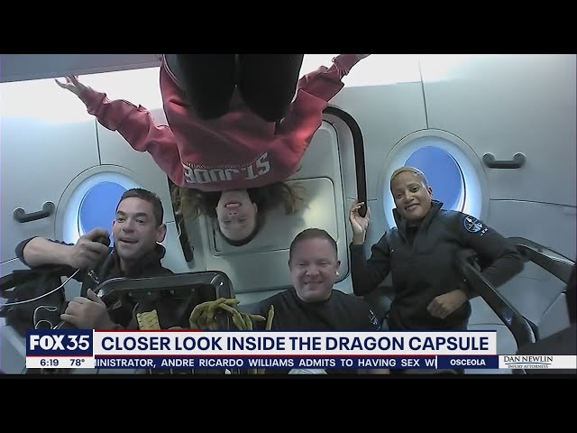 Inspiration4 crew shows St. Jude patients space experience