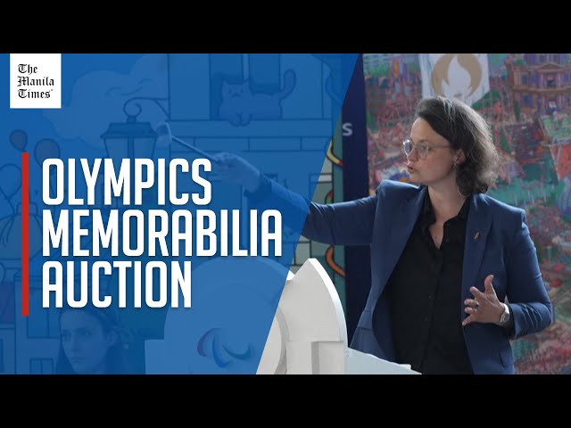 Paris 2024 memorabilia auctioned for charity as Olympic spirit lives on