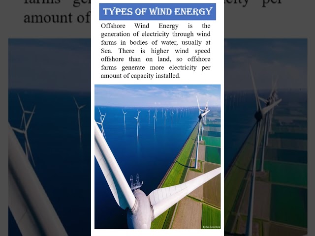The Two Types of Wind Energy #shorts #windenergy #windturbine