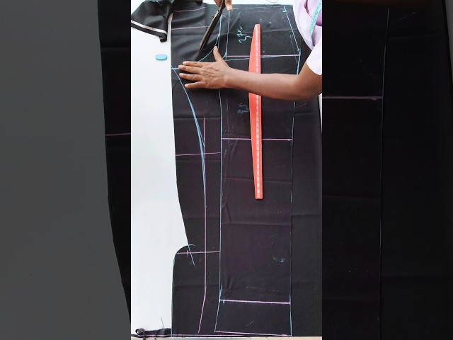Pant back cutting tutorial ll #fashiondesign #cuttingskills  #beginners