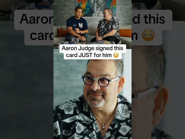 He has the BEST Aaron Judge collection in the world ‼️