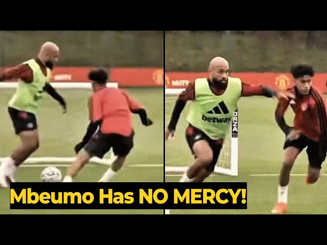JJ Gabriel Takes on Mbeumo in CRAZY 1v1 Training ahead of Everton! 😱