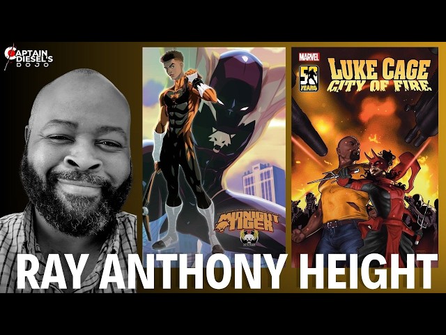 Ray Anthony Height Talks Midnight Tiger, Black Superheroes & Indie Comic Success