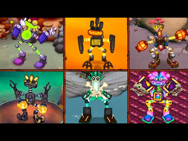ALL 17 WUBBOX vs 5 Best Fanmade Wubboxes || My Singing Monster