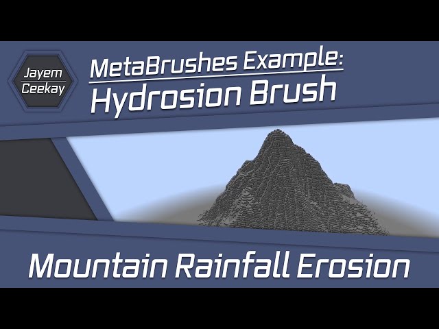 MetaBrushes Example: Hydrosion Brush Erosion