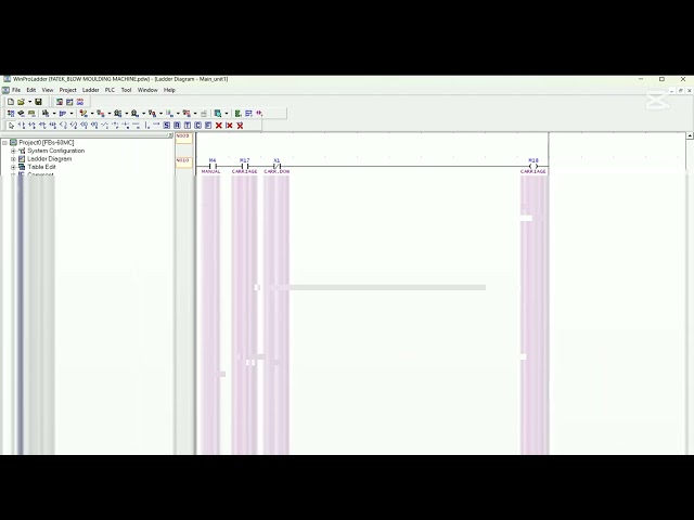 FATEK PLC WINPRO LADDER [ BLOW MOULDING PART-3 ] PROGRAMMING