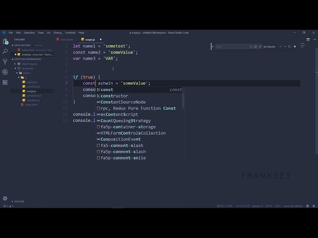 Var Keyword And Scope In JavaScript